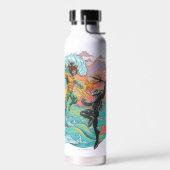 Aquaman & Zwarte Manta getijgolf Waterfles (Links)