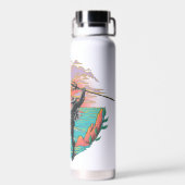 Aquaman & Zwarte Manta getijgolf Waterfles (Achterkant)