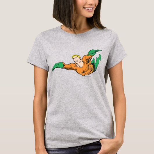 Aquaman zweeft t-shirt (Voorkant)
