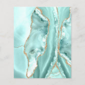 Aquamarijn agaat flyer (Achterkant)