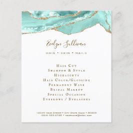 Aquamarijn agaat flyer