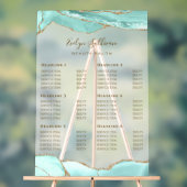 Aquamarijn Agaat prijslijst Acryl Bord (Neutraal)