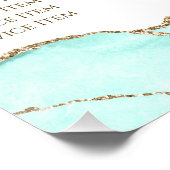 Aquamarijn Agaat prijslijst Perfect Poster (Hoek)