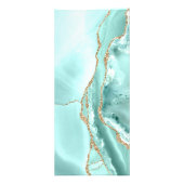 Aquamarijn Agaat prijslijst rack kaart (Achterkant)