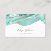 Aquamarijn Agaat visitekaartje (Voorkant)