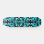Aquamarijn Blauw Groen Blauwgroen Edelsteen Crysta Persoonlijk Skateboard (Horizontaal)