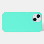 Aquamarijn Blauw Groen Turquoise Stevige Kleur Case-Mate iPhone Case (Achterkant (horizontaal))