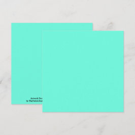 Aquamarijn Blauw Groen Turquoise Stevige Kleur Kaart