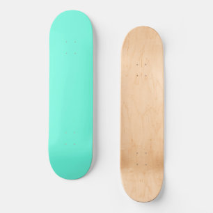 Aquamarijn Blauw Groen Turquoise Stevige Kleur Persoonlijk Skateboard
