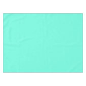 Aquamarijn Blauw Groen Turquoise Stevige Kleur Tafelkleed (Voorkant (Horizontaal))