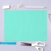 Aquamarijn Blauw Groen Turquoise Stevige Kleur Tissuepapier (Craft)