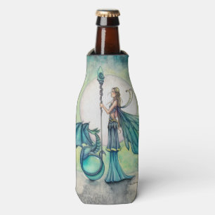 Aquamarijn Draak Fantasie Feeënkunst Flesjeskoeler