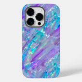 Aquamarijn en Amethist Kristal Case-Mate iPhone Case (Achterkant)