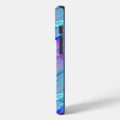 Aquamarijn en Amethist Kristal Case-Mate iPhone Case (Achterkant / Links)