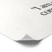 Aquamarijn Gem Crystal Betekenis Kaart Poster (Hoek)