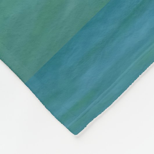 Aquamarijn golven strand golven tropisch blauw gro fleece deken (Hoek)