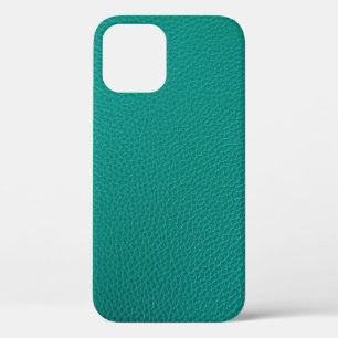 Aquamarijn leer: modieuze slangentextuur. Case-Mate iPhone case