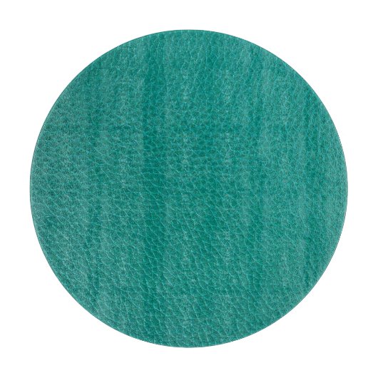 Aquamarijn leer: modieuze slangentextuur. snijplank (Voorkant)