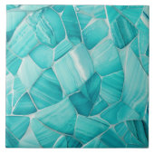 Aquamarijn - Mozaïek Tegeltje (Voorkant)