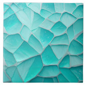 Aquamarijn - Mozaïek Tegeltje (Voorkant)