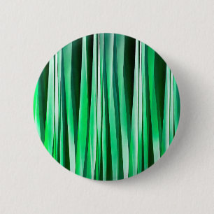 Aquamarijn oceaan gestreept patroon ronde button 5,7 cm