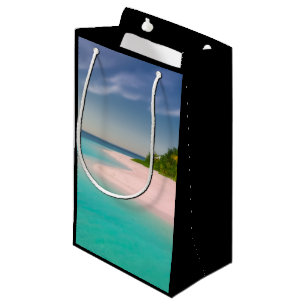 Aquamarijn oceaan tropisch strand panorama klein cadeauzakje