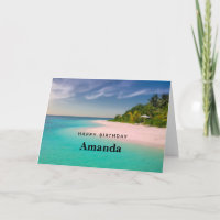 Aquamarijn oceaan tropisch strand schilderachtige 