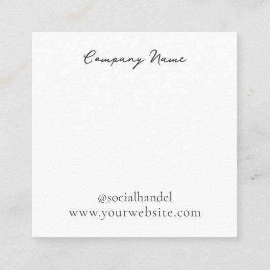 Aquamarijn Oorbel Sieraden Display Kaart (Achterkant)