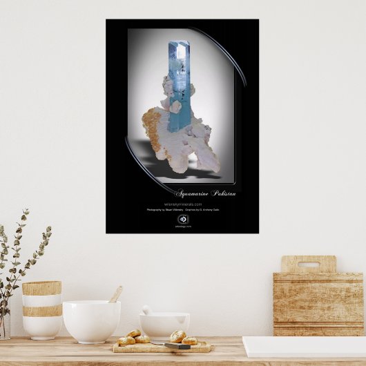 AQUAMARIJN POSTER (Keuken)