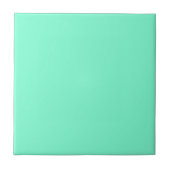 Aquamarijn Solid Color | Klassiek | Elegant Tegeltje (Voorkant)