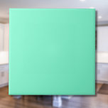 Aquamarijn Solid Color | Klassiek | Elegant Tegeltje<br><div class="desc">Aquamarijn Solid Color | Klassiek | Elegant | Trendy | Stijlvol | Cadeau</div>