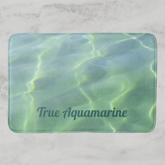 aquamarijn tropisch water badmat