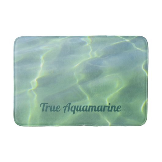 aquamarijn tropisch water badmat (Voorkant)