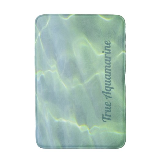 aquamarijn tropisch water badmat (Voorkant Verticaal)
