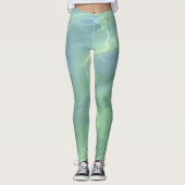 Aquamarijn Tropisch Water Chic Leggings (Voorkant)