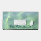 Aquamarijn Tropische Sinkissed Water Fotografisch Bureaumat (Keyboard & Muis)