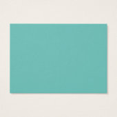 Aquamarijn Waterverf Oorbel Houder Display Visitekaartje (Achterkant)