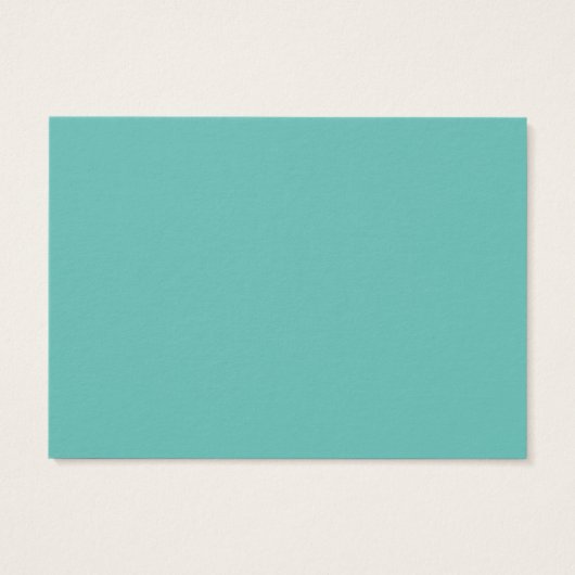 Aquamarijn Waterverf Oorbel Houder Display Visitekaartje (Achterkant)