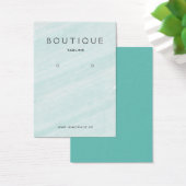 Aquamarijn Waterverf Oorbel Houder Display Visitekaartje (Bureau)