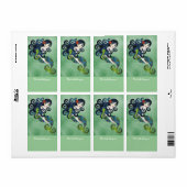 Aquamarijn Zeemeermin Boekplaten Labels (Full Sheet)