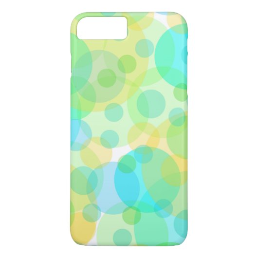 Aquamarijne Cirkels Bellen Pret Artistische Kunst Case-Mate iPhone Case (Achterkant)