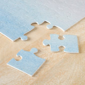 Aquamarijne Kern Legpuzzel (Zijkant)