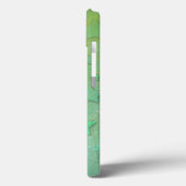 Aquamarijne sterren Hemels moderne kunst Case-Mate iPhone Case (Achterkant / Links)