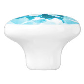 aquamarijnillusie keramische knop (Zijkant)