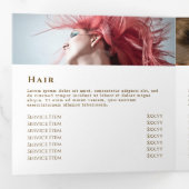 Aquamarine Agate Drieledige Brochure Drieluik Kaart (Binnenzijde eerst)