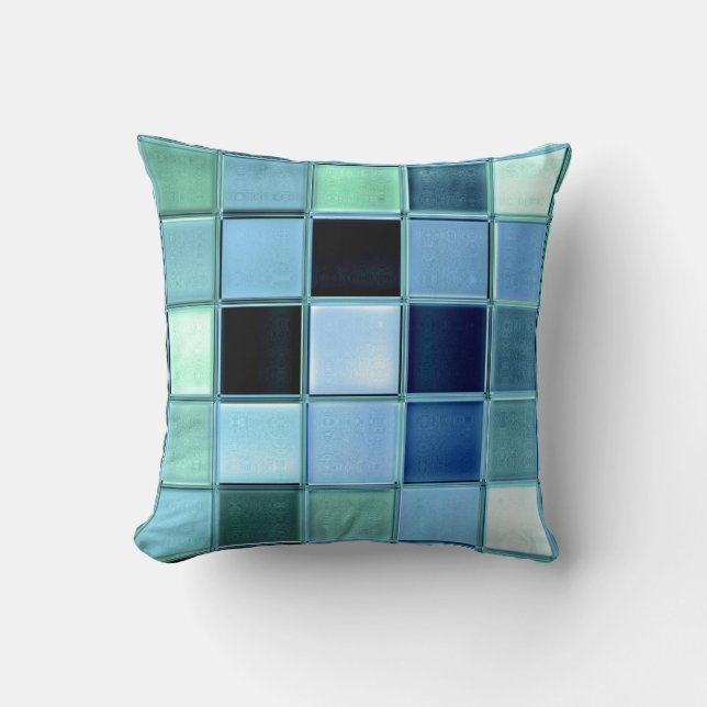 AquaMarine Beach Sierkussen Mosaic Art (Voorkant)