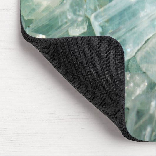 Aquamarine Blue Beryl Gemstone Muismat (Hoek)