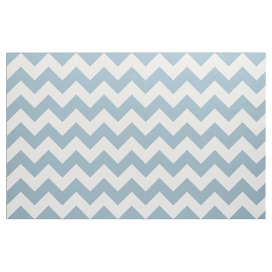 Aquamarine Blue Chevron Zigzag Fabric Stof (Yard (91,4 cm))