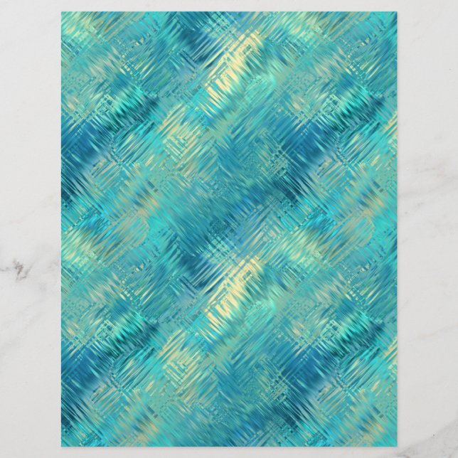 Aquamarine Blue Crystal Gel Texture (Voorkant)