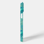 Aquamarine Blue Crystal Gel Texture Case-Mate iPhone Case (Achterkant / Rechts)